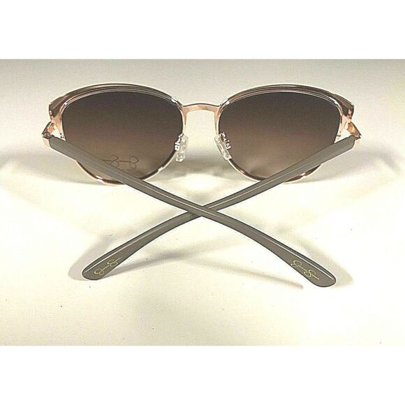 JESSICA SIMPSON J5316 Nude CAT EYE Womens Sunglasses Matte Nude Rose Gold $55+ - Picture 6 of 7